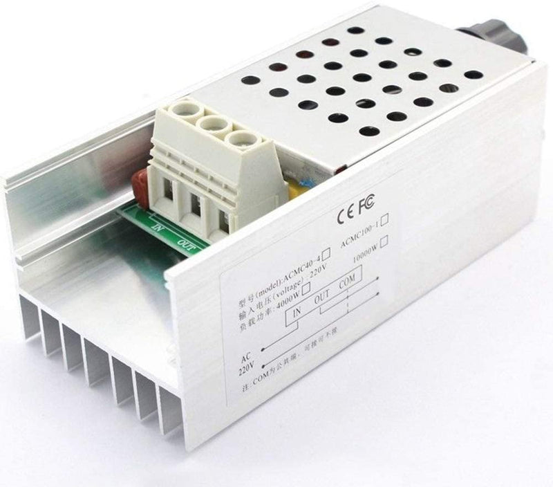 10000W SCR 110V/220V Voltage Regulator Motor Speed Controller Dimmer Thermostat - Robotbanao.com