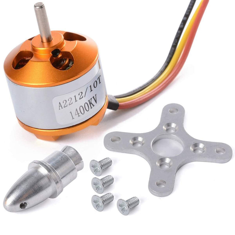 4 Pcs x A2212/10T 1400KV Brushless Motor and 30A ESC (Simonk) Electric Speed Controller and 2 pair 1045 Propeller Set For Multi-copter - Robotbanao.com