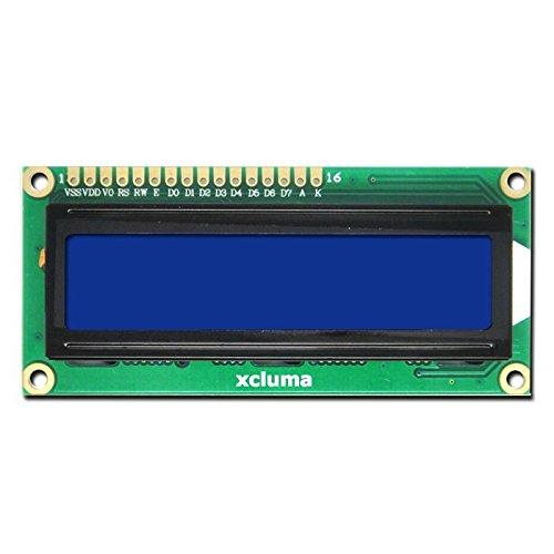 LCD 16×2 (Blue) Alphanumeric Display (JHD162A) for 8051, AVR, Arduino, PIC, ARM All - Robotbanao.com