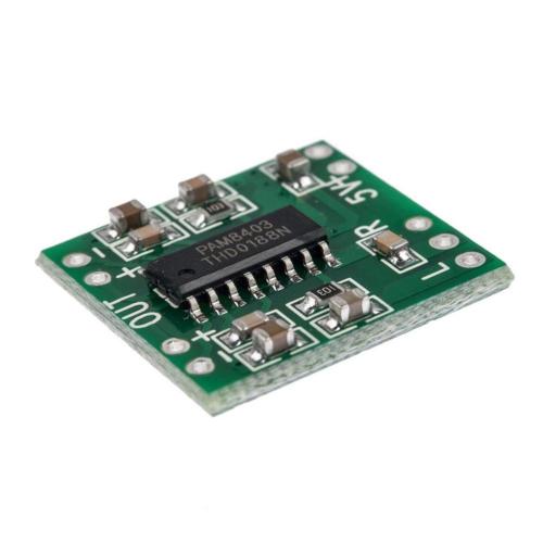 PAM8403 2x3W (3W+3W) Class D Digital Audio Amplifier Board Module 5V USB Power - Robotbanao.com