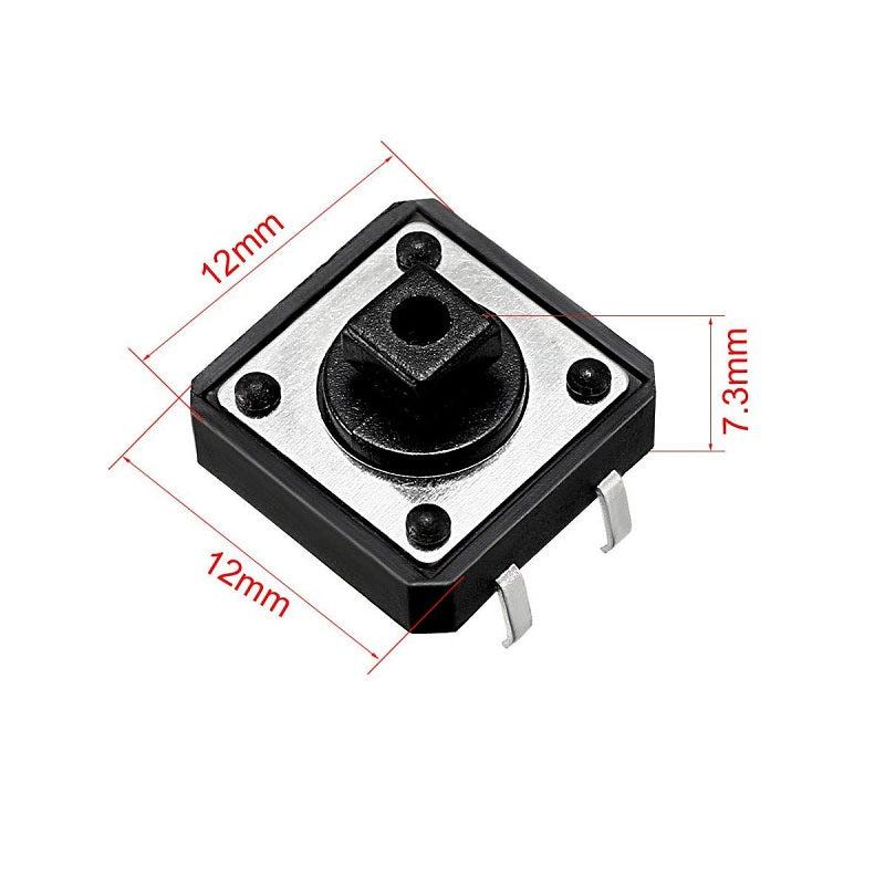 12x12x7.3mm Tactile Push Button Switch
