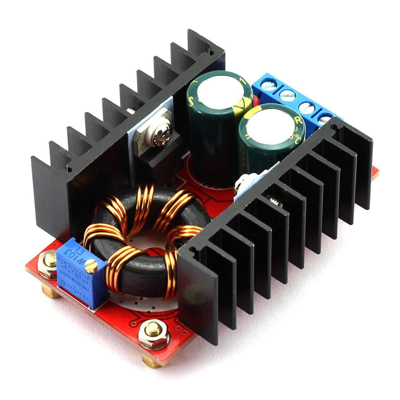 150W DC-DC Step-Up Boost Converter and Adjustable Power Supply Module  (10-32V to 12-35V 6A)