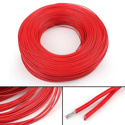 UL1007-18AWG PVC Electronic Wire Tinned Copper Cable 1m (Black) + 1m (Red)