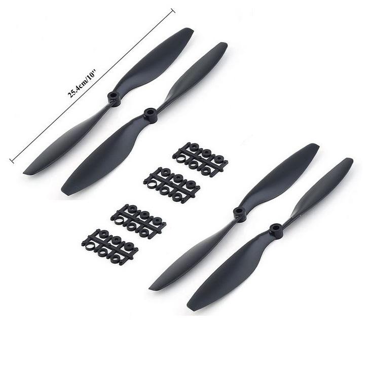 2 Set of 1045/1045R Multi Rotor Quad-copter OEM Propeller, Black, Set of 2 - Robotbanao.com