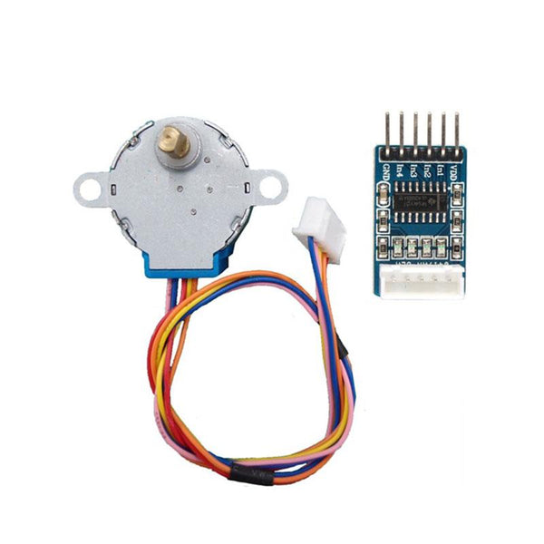 28ybj-48 DC 5V 4 Phase 5 Wire Stepper Motor With ULN2003 Driver Board - Robotbanao.com