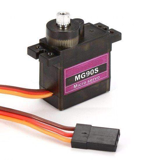Mg90s Metal Geared Micro Servo 180 Degree for Rc Car Boat Plane Helicopter, Multicolor, Pack of 1-Robotbanao.com-180 degree servo motor,metal gear servo motor,mg90s,mg90s servo motors,robotics accessories,Servo Motor,SG90 Servo Motors