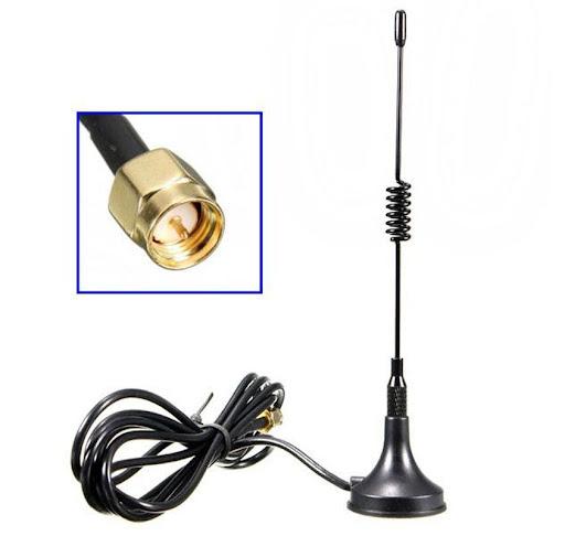 3dBi Magnetic Mount Antenna for GSM FCT Device (10 Feet/3 Meter Long) - Robotbanao.com