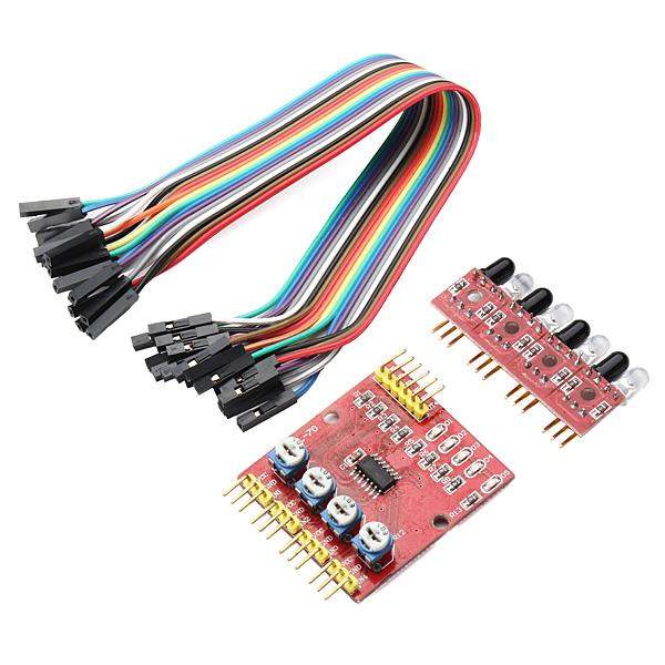 4 Way IR 4 Channel Infrared Detector Transmission Line Sensor Arduino - Robotbanao.com