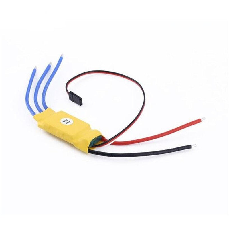 4 x 30A Brushless Motor Speed Controller ESC for Quadcopter Science Project, Yellow Set of 4 (Combo) - Robotbanao.com