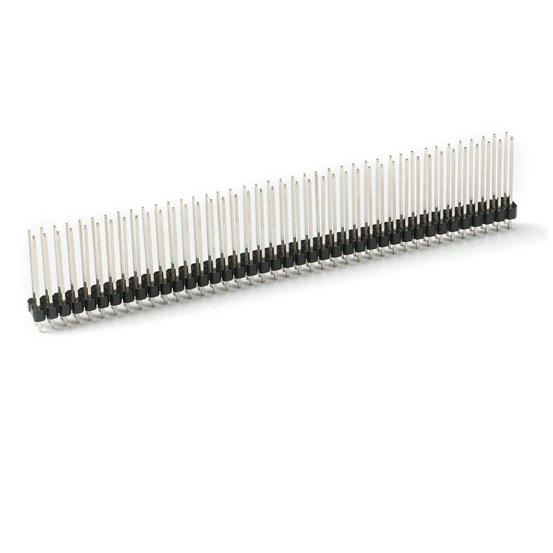 40-pin Strip Dual Male Header PITCH 2.54MM - Robotbanao.com