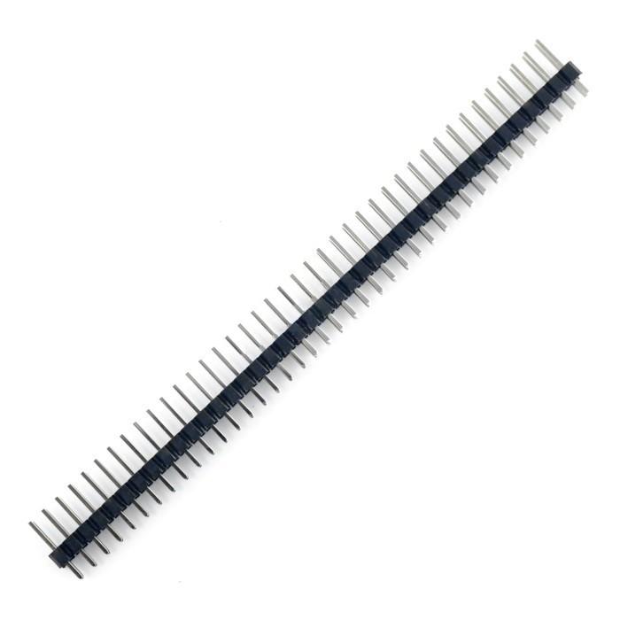 40-pin Strip Dual Male Header PITCH 2.54MM - Robotbanao.com