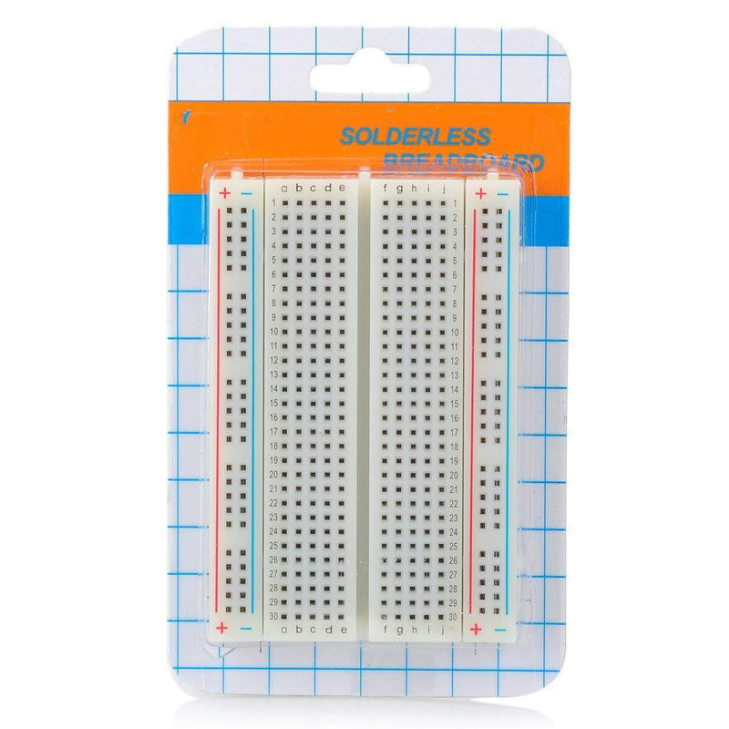 400 Tie Points Solderless Self-Adhesive Breadboard Nickel Plated Bread Board Or Solderless Pieces PCB Circuit Test Board, Project Board for DIY Projects - Robotbanao.com