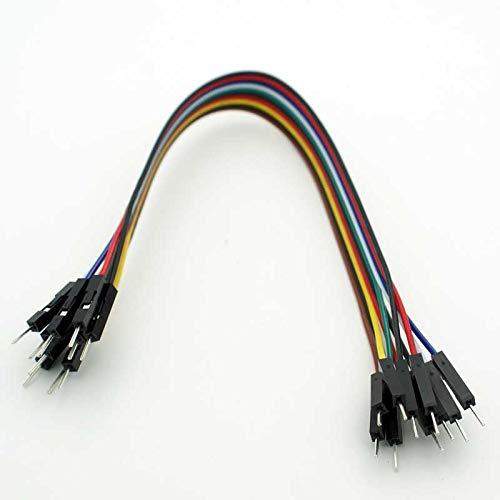 40pcs 30cm Male to Male Breadboard Dupont Wires Jumper Cables for Arduino Raspberry Pi-Robotbanao.com-