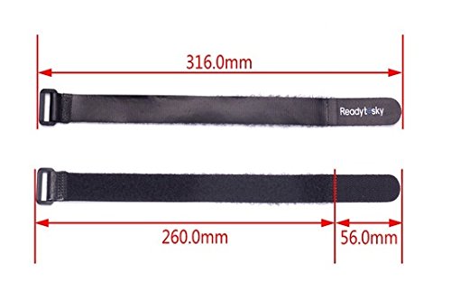 RC Lipo Battery Strap Belt 30x2cm Non Slip Tie Strong Cable Reusable Battery Tie Down Belt