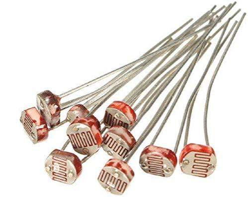 Ldr - Light Dependent Register- Photo Resistor (10 Pieces)-Robotbanao.com-ldr,ldr sensor,light dependent register sensor,photo resistor sensor,robotics accessories,sensor,sensors