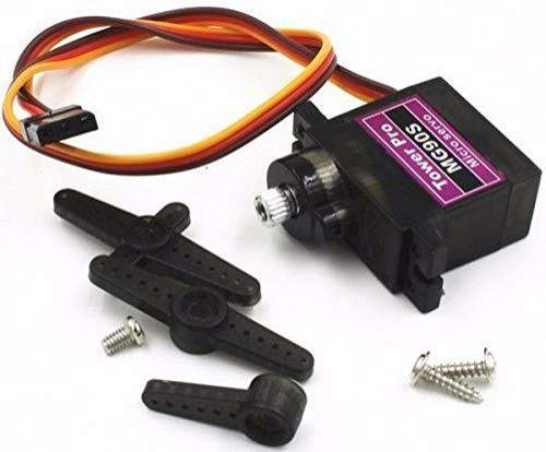 Mg90s Metal Geared Micro Servo 180 Degree for Rc Car Boat Plane Helicopter, Multicolor, Pack of 1-Robotbanao.com-180 degree servo motor,metal gear servo motor,mg90s,mg90s servo motors,robotics accessories,Servo Motor,SG90 Servo Motors