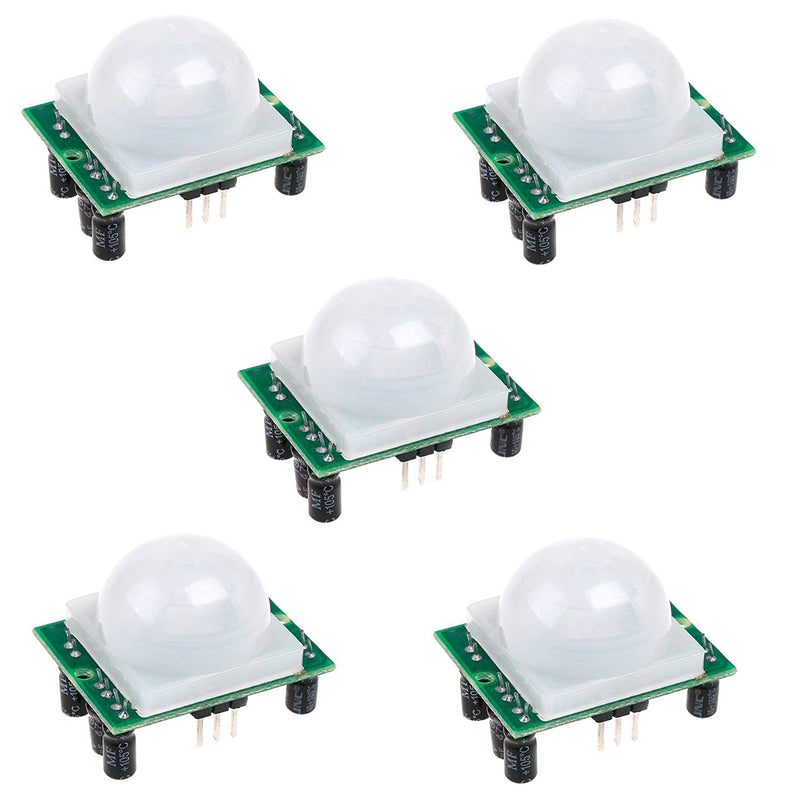 5 X PIR Motion Sensor Detector Module HC-SR501 (HCSR501) Pack of 5 - Robotbanao.com