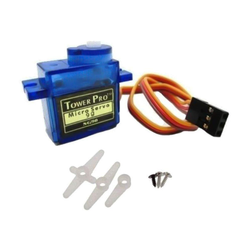 5 x TowerPro SG90 Micro Servo Motor, Blue ( 5 Pcs ) - Robotbanao.com