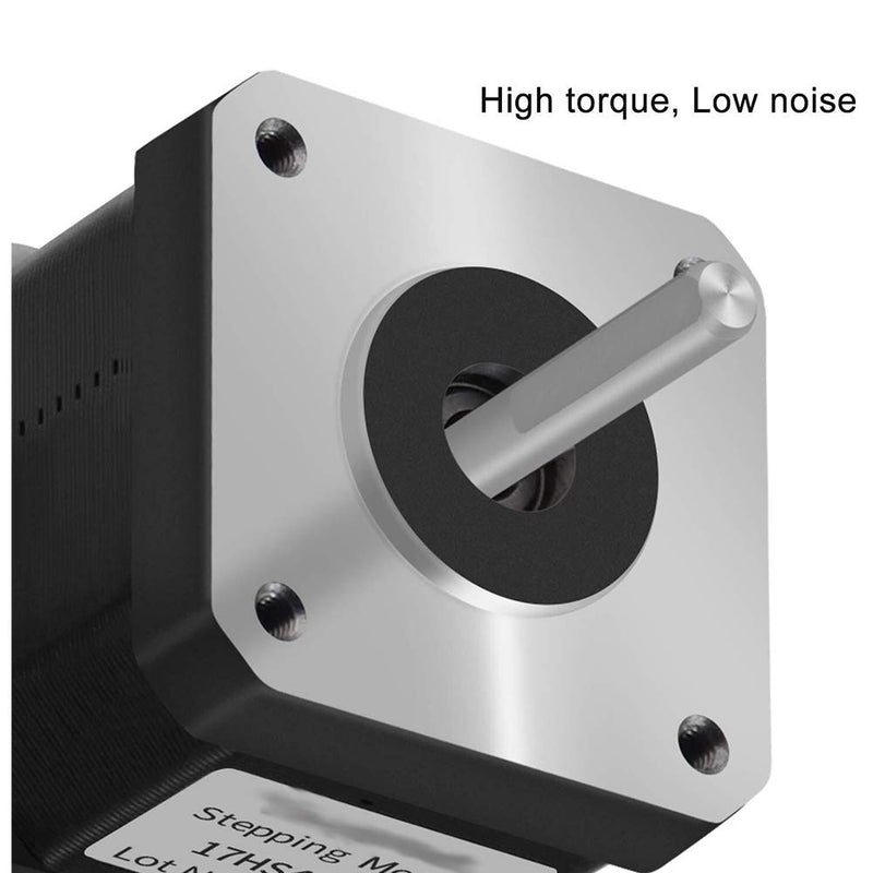 17 Stepper Motor, 4 Lead Stepper Motor 17 Motor with 1m Cable 42BYGH 38MM 1.5A (17HS4401S) for CNC XYZ 3D Printer