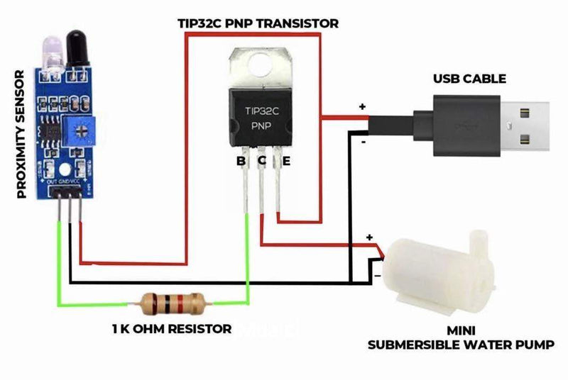 Diy Kit For Automatic Sanitizer Machine Ir Sensor Module-Robotbanao.com-