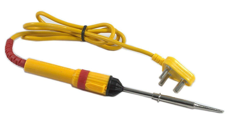 Deluxe Soldering Iron 25 Watt with LED Power Indicator (Yellow)