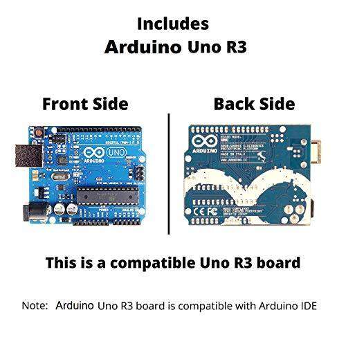 Super Starter Kit for Arduino Uno R3 Compatible with Arduino - Combo Set-Robotbanao.com-16x2,breadboard,capacitors,dht11,jumper wire,led,resistors,rgb led,sg90,super starter kit,unor3,usb