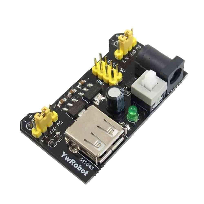 Basic Breadboard Kit With Lcd 16x2, Mb102 Breadboard, Power Supply and Jumper Wire, Multi Colour-Robotbanao.com-1602 screen,16x2 lcd,breadboard,breadboard kit,Breadboards and PCBs,jumper wires,power supply module,robotics accessories,robotics kits