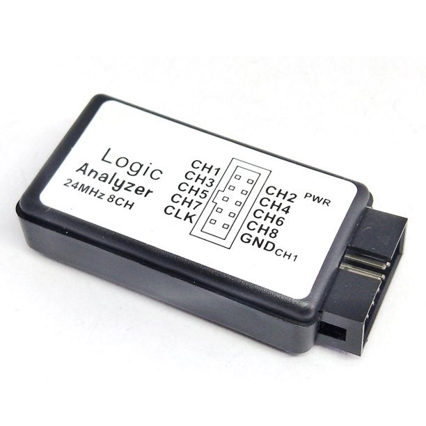 Logic Analyzer 24M 8CH Microcontroller ARM FPGA Debug Tool 24MHz, 16MHz, 12MHz, 8MHz, 4MHz, 2MHz