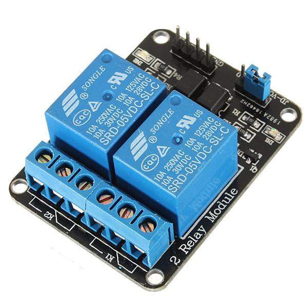 5V 10A 2 Channel (2 CH ) Relay Module Shield For ARDUINO - Robotbanao.com