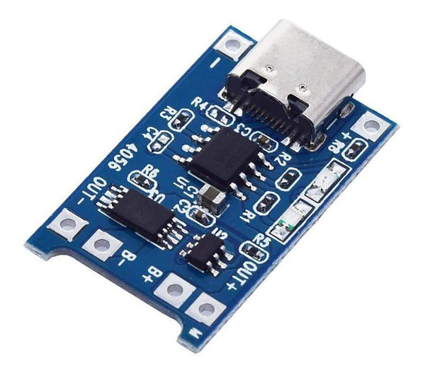 TYPE C TP4056 Battery Charging Module Li-Ion Board (WITH PROTECTION) (5V / 1A)-Robotbanao.com-
