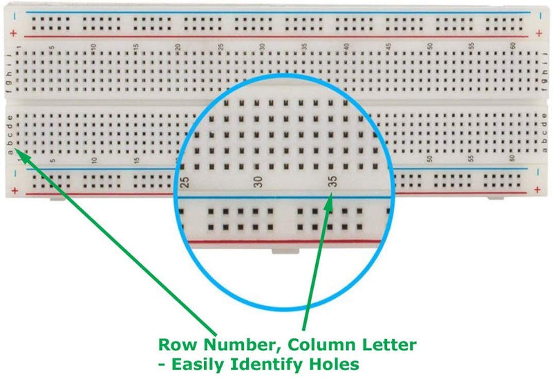 Solderless 830 Tie-Points Experiment Plug-In Breadboard Kit With Jumper Wires For Proto-Typing Circuit/Arduino