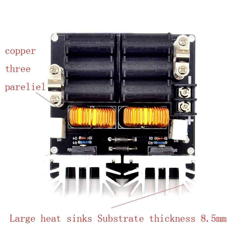 Zvs 12-48V 20A 1000W High Frequency Low Voltage Induction Heating Machine Module
