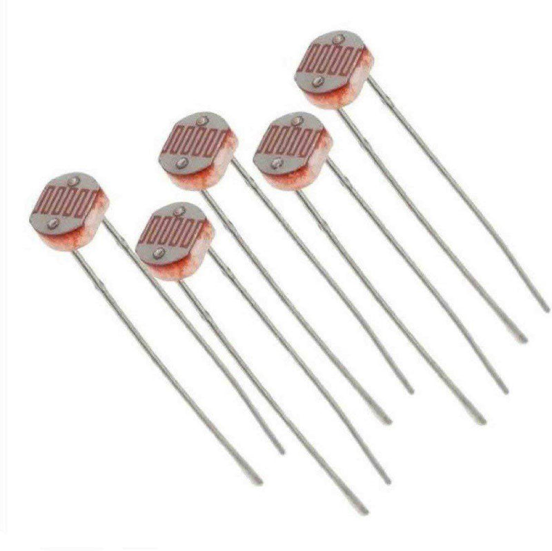 Ldr - Light Dependent Register- Photo Resistor (10 Pieces)-Robotbanao.com-ldr,ldr sensor,light dependent register sensor,photo resistor sensor,robotics accessories,sensor,sensors