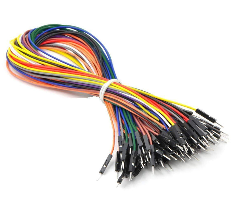 40pcs 30cm Male to Male Breadboard Dupont Wires Jumper Cables for Arduino Raspberry Pi-Robotbanao.com-