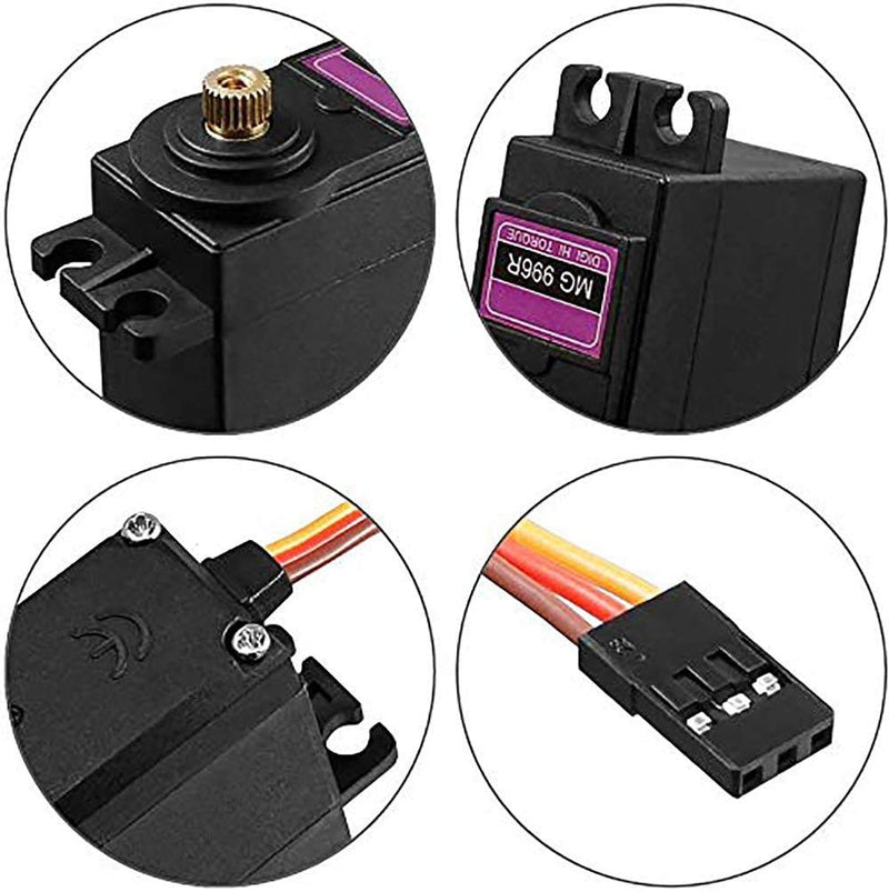 Mg90s Metal Geared Micro Servo 180 Degree for Rc Car Boat Plane Helicopter, Multicolor, Pack of 1-Robotbanao.com-180 degree servo motor,metal gear servo motor,mg90s,mg90s servo motors,robotics accessories,Servo Motor,SG90 Servo Motors