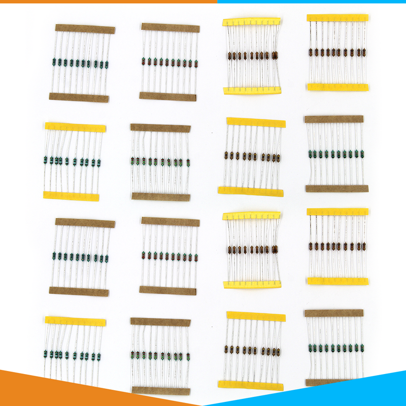 250 Pcs Resistor Kit - 25 Values