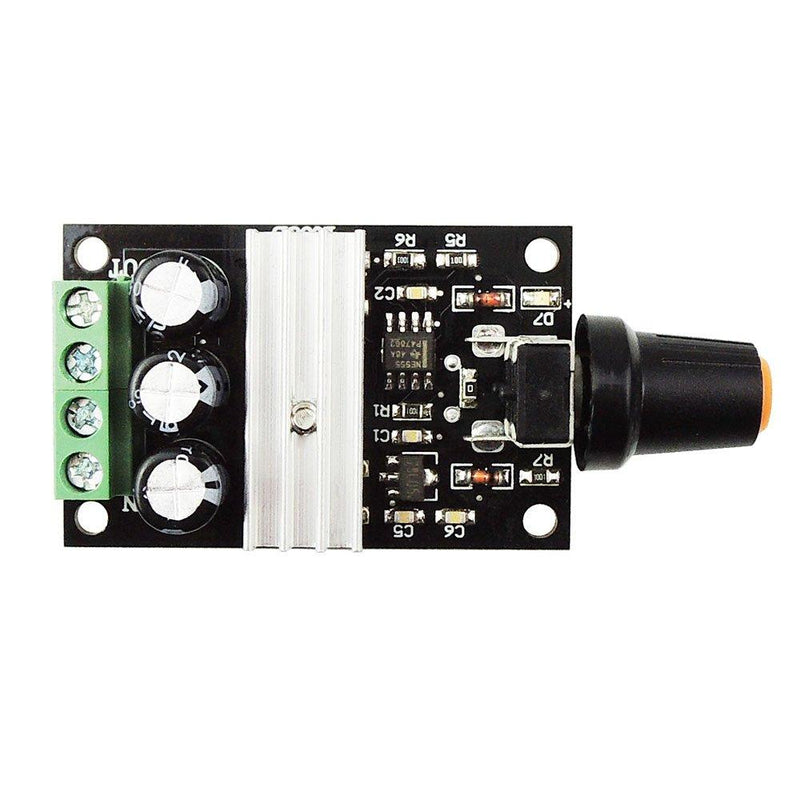 6V 12V 24V 28V 3A 80W DC Motor Speed Controller (PWM) Speed Adjustable (Variable) Reversible Switch 1203BB DC Motor Driver 1203B - Robotbanao.com