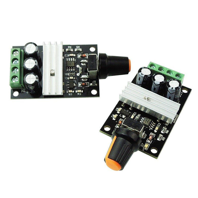 6V 12V 24V 28V 3A 80W DC Motor Speed Controller (PWM) Speed Adjustable (Variable) Reversible Switch 1203BB DC Motor Driver 1203B - Robotbanao.com