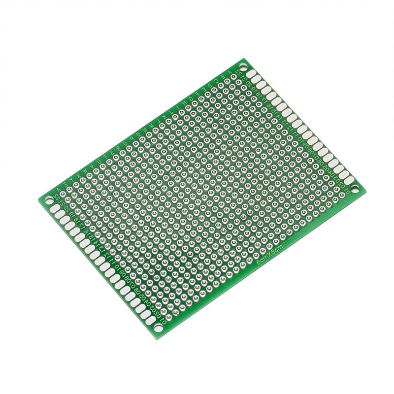 2 Pcs 6x8 cm Double Sided Universal PCB Prototype Board