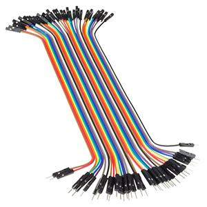 20pcs 20cm Male to Female Breadboard Dupont Wires Jumper Cables for Arduino Raspberry Pi-Robotbanao.com-40 pins wire,cable,jumper wire,Jumper Wires,male to female,male to female jumper wire,robotics accessories,wires