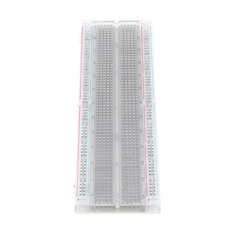 Transparent Breadboard 830 Points for Solderless Prototyping