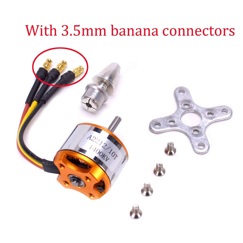 A2212 1000KV Brushless Motor and 30A ESC Electric Speed Controller Set For RC Aircraft Plane Multi-copter Quadcopter - Robotbanao.com