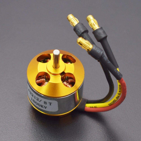 A2212 1800 KV BLDC Brushless DC Motor for Drone Quadcopter RC Plane - Robotbanao.com