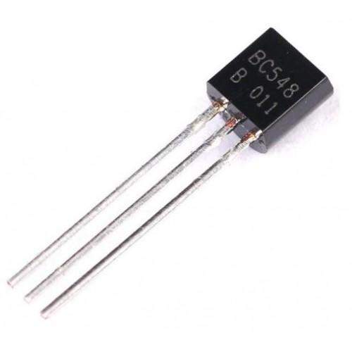 BC548 Transistor NPN TO-92 30V 100ma General Purpose Transistors-Robotbanao.com-