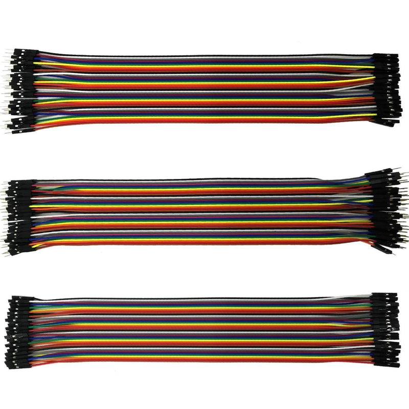 Breadboard Kit With 840 Points Bread or Solderless Circuit Test Board With Jumper Wires Set ( M-M, F-F, M-F) 120pcs - Robotbanao.com