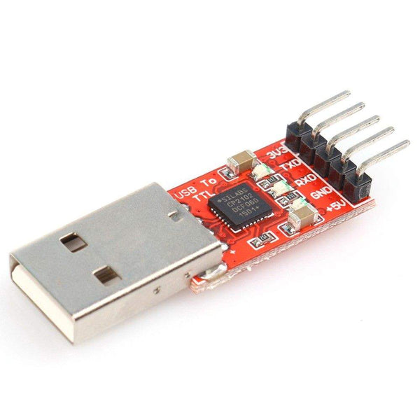 CP2102 USB 2.0 to TTL UART Module 5-Pin Serial Converter STC Replace FT232 Module Compatible with Windows 7,8,10,Linux,Mac OSX - Robotbanao.com