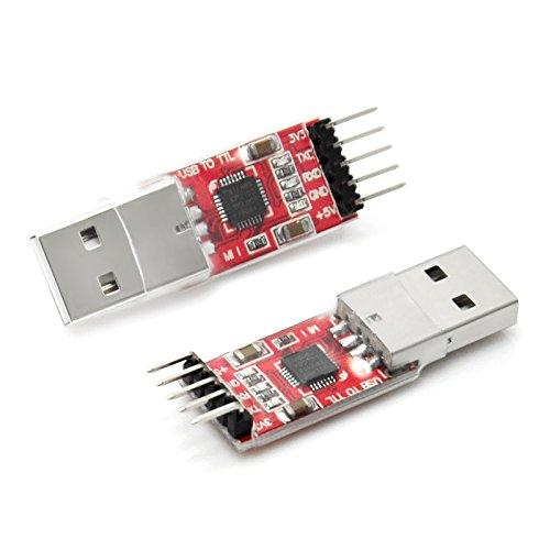 CP2102 USB 2.0 to TTL UART Module 5-Pin Serial Converter STC Replace FT232 Module Compatible with Windows 7,8,10,Linux,Mac OSX - Robotbanao.com
