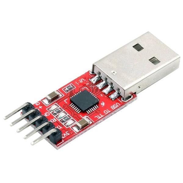 CP2102 USB 2.0 to TTL UART Module 5-Pin Serial Converter STC Replace FT232 Module Compatible with Windows 7,8,10,Linux,Mac OSX - Robotbanao.com