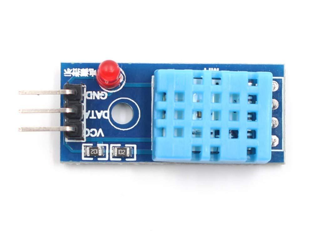 Temperature Humidity Sensor Module DHT11 With PCB, 0 to 100% RH