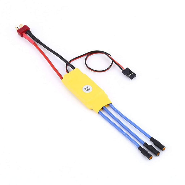 ESC 30A Brushless Motor Electronic speed controller RC BEC ESC For Quadcopter Plane Helicopter (Yellow) - Robotbanao.com